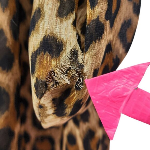 Vintage L Rothschild For Lilli Ann Animal Print Baggy Parachute Pants Medium - Picture 6 of 10